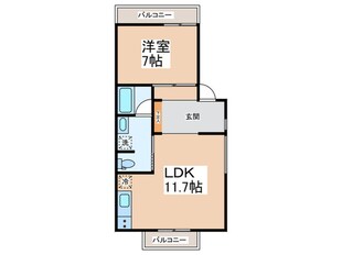 le jardinの物件間取画像